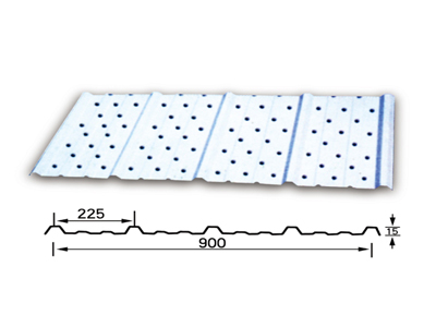 沖空吸音型彩鋼板-沖孔吸音彩鋼板